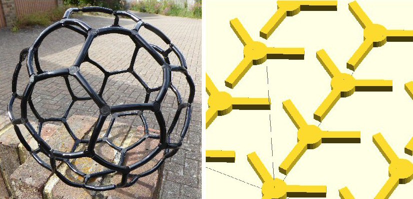 3D buckyball