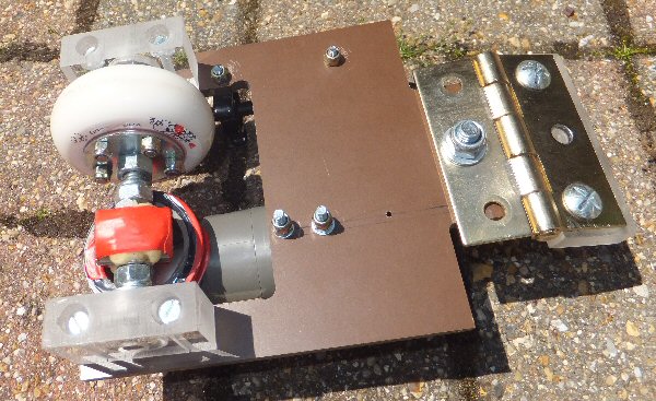MK2 skate board velocity device - under side